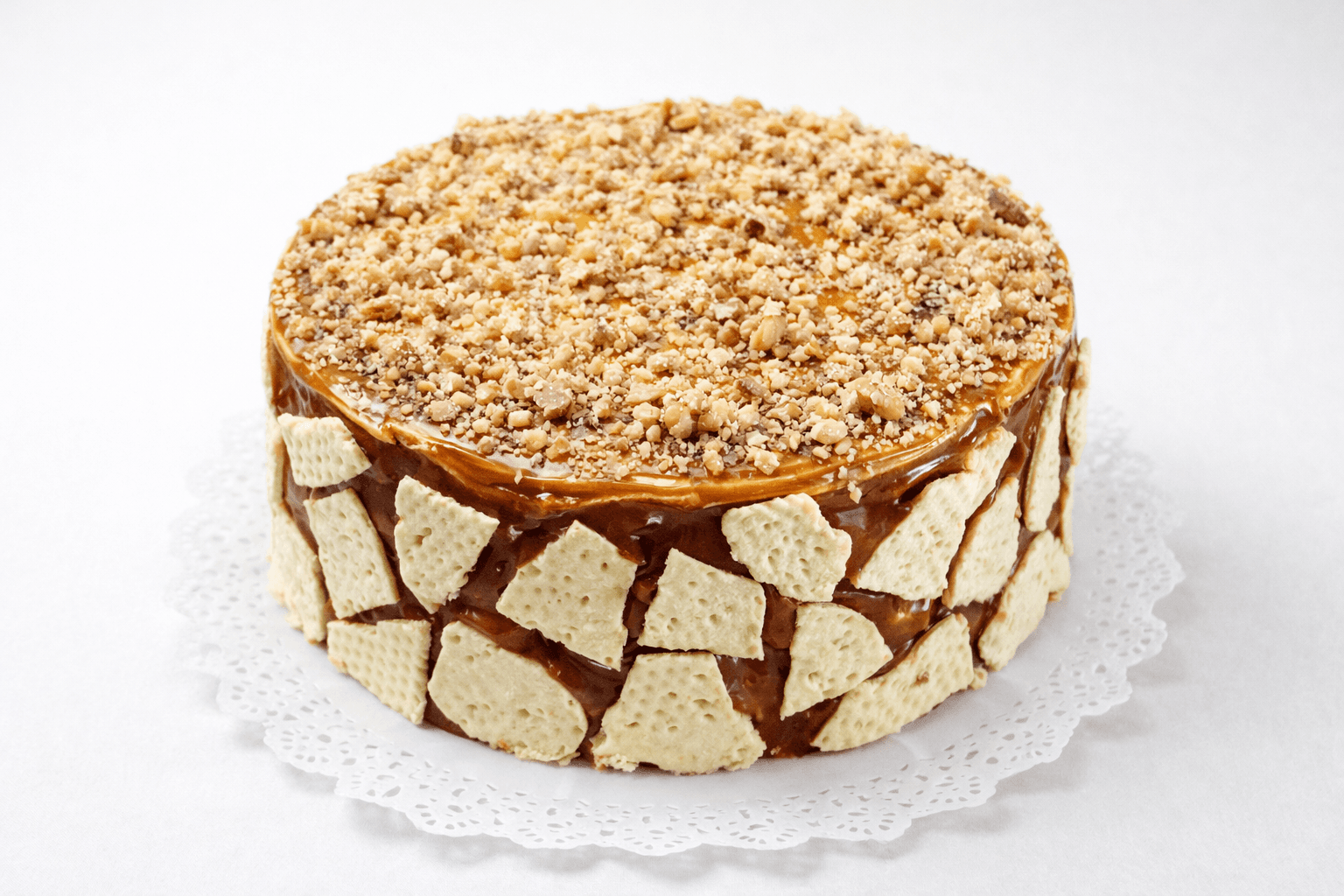 Torta Hojarasca Manjar Nuez